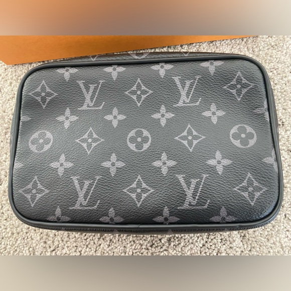 Louis Vuitton Toilet Pouch PM Monogram Eclipse Canvas - Picture 8 of 14